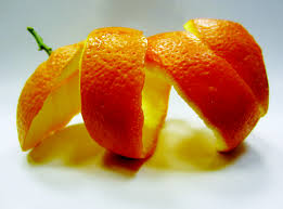 تجفيف قشر البرتقال