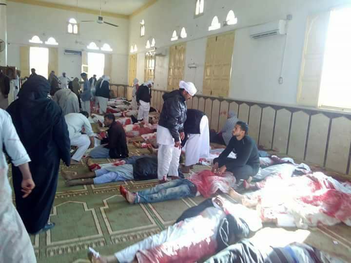 تفجير مسجد في العريش